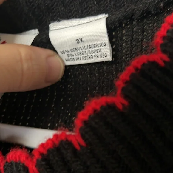 Nutcracker kitten sweater size 3X. For men or women. - Picture 3 of 7